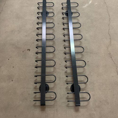 Knagerækker 2 stk,  2. Sort. SPAR 35 % 