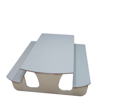 Væghængt bord - KRIK - 120cm - mellem