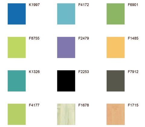 T-stel bord KORUP med laminat