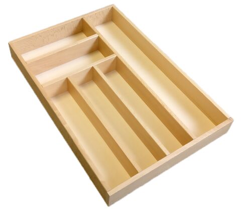 Bestikbakke FINSHØJ i lakeret bøg