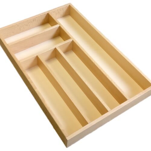 Bestikbakke FINSHØJ i lakeret bøg