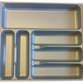 Cutlery tray in plastic