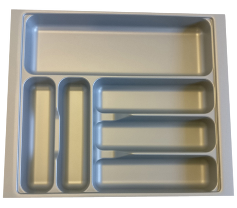 Cutlery tray in plastic