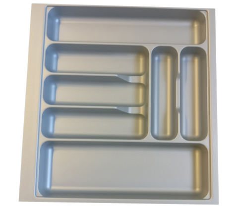 Plastic cutlery tray