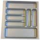 Plastic cutlery tray