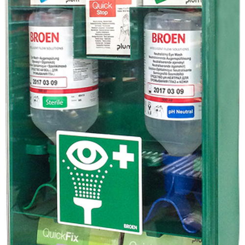 Førstehjælpsskab GEJL: Førstehjælp til begge øjne samtidigt