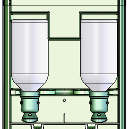 Førstehjælpsskab OVERBY til dobbelt øjenskyl
