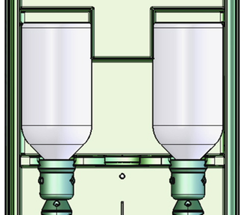 Førstehjælpsskab OVERBY til dobbelt øjenskyl