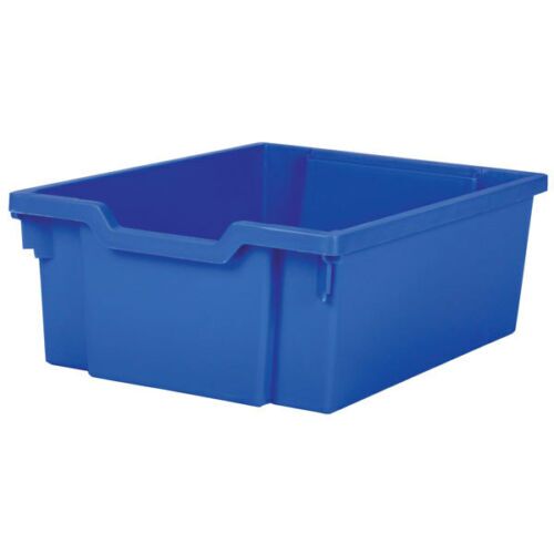 Plastic tray, Blue, Gratnell 150mm for system cart