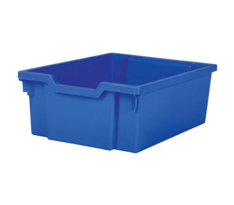 Plastic tray, Blue, Gratnell 150mm for system cart