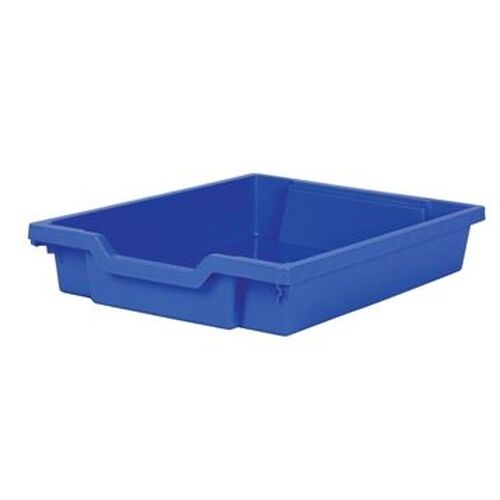 Plastic tray, Blue, Gratnell 75mm for system cart