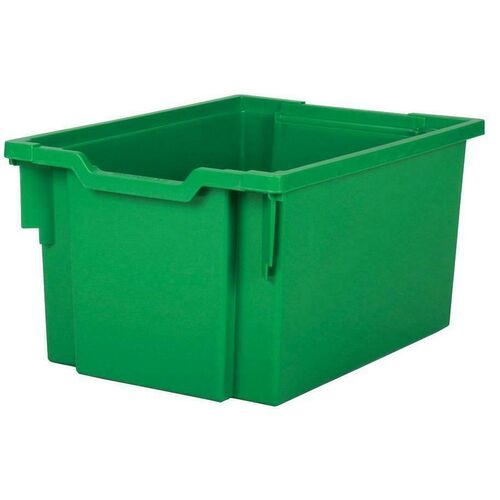 Plastic tray, Green, Gratnell 300mm for system cart