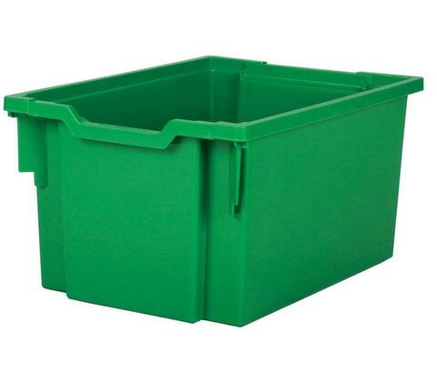 Plastic tray, Green, Gratnell 300mm for system cart