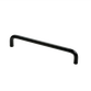 Bracket handle, black, L160mm, without rosettes, Ø10mm