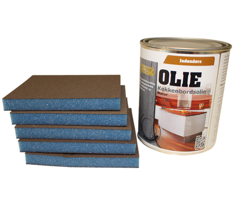 Service package for solid beech tabletops