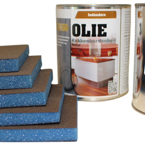 Vedligeholdelsessæt MOMMARK til massive bøgetræsbordplader