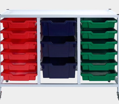 Systemvogn SAB 3-fløjet med bakker