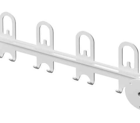 ST Knagerække, hvid (90cm)