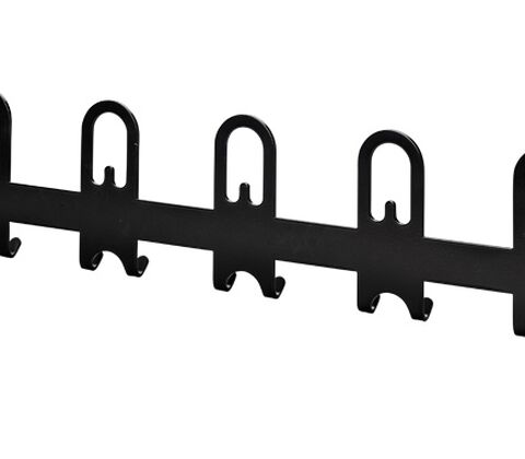 ST Knagerække, sort (120 cm)