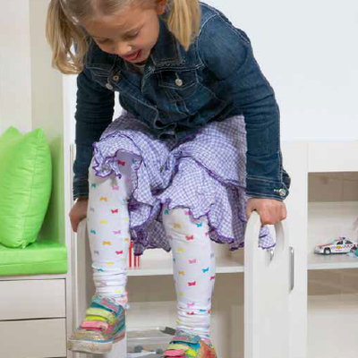 Kindergarten-furniture-kid-testing-it