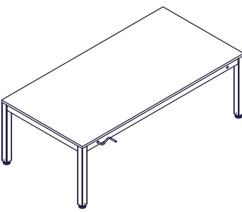 Bord 4Single complete BADSTED Manuel 200x100cm