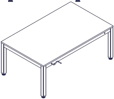 Bord 4Single complete BADSTED Manuel 165x100cm