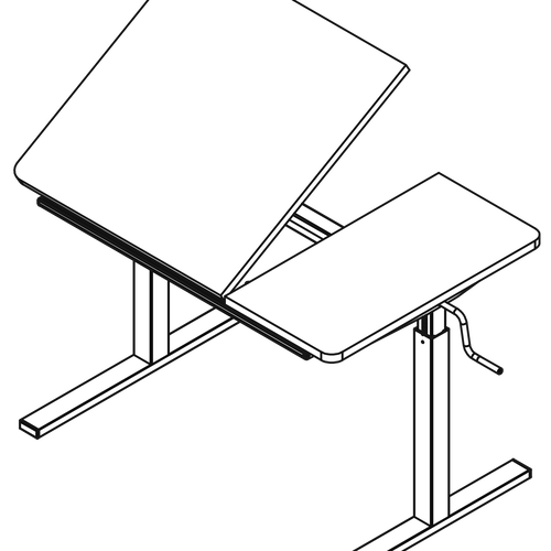 Ergo bord type D BODAL, 90x60 cm