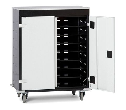 16 rooms PC cart on wheels