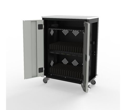 32 rooms IPAD cabinet on wheels