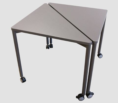 Trekantbord med hjul